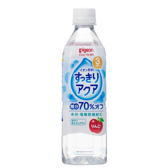 【3ヶ月頃～】　ピジョン すっきりアクアりんご 500ml