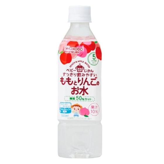 和光堂 ベビーのじかん ももとりんごのお水 500ml