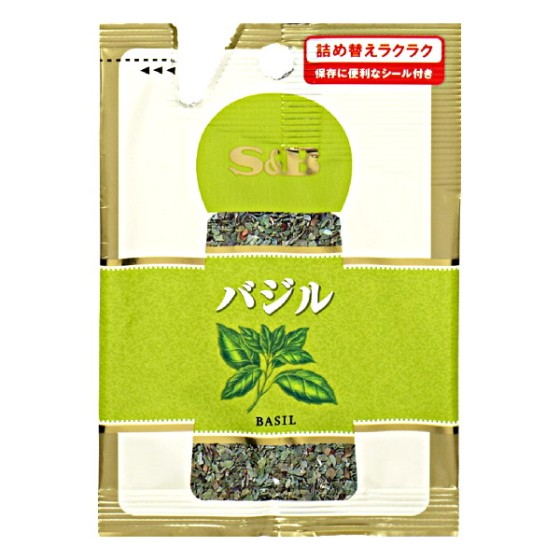 S&B　袋入りバジル 3g