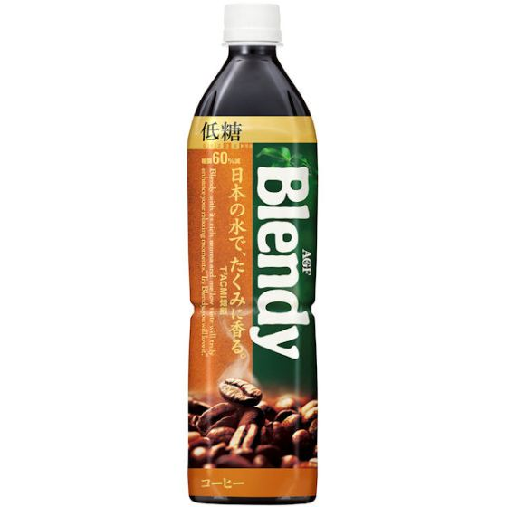 AGF　ブレンディボトルコーヒー低糖 900ml