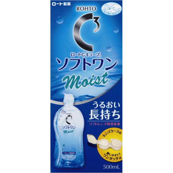 ロート製薬 Cキューブ ソフトワンモイスト 500ml