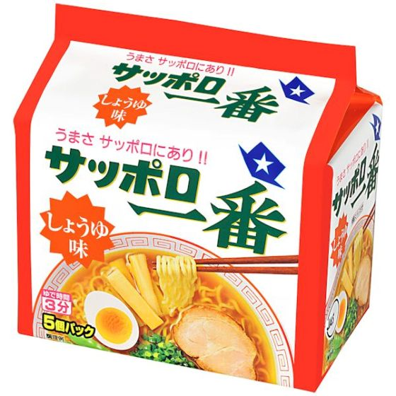 サンヨー食品　サッポロ一番　しょうゆラーメン 5食入