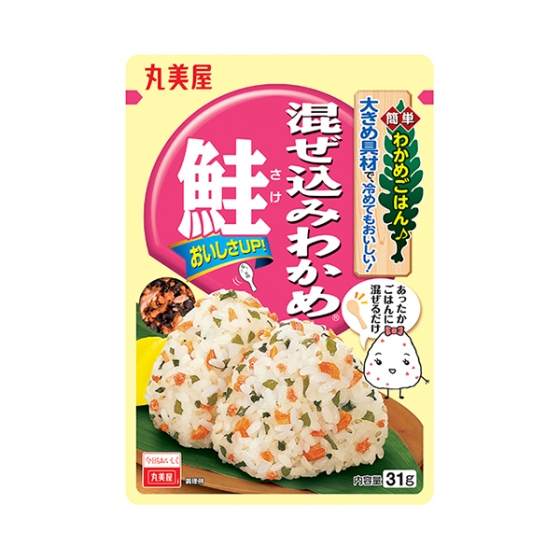 丸美屋 混ぜ込みわかめ 鮭 31g