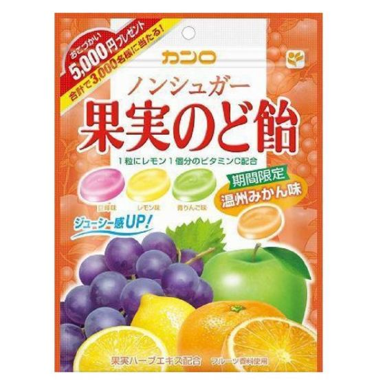 カンロ　ノンシュガー果実のど飴 90g