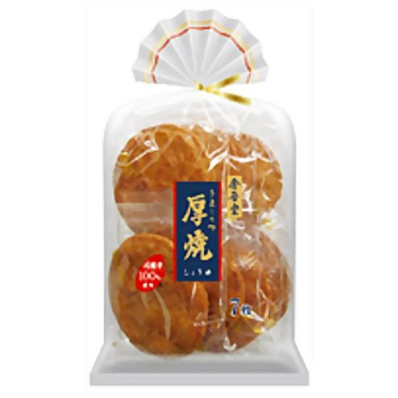 金吾堂製菓 厚焼きしょうゆ 7枚入