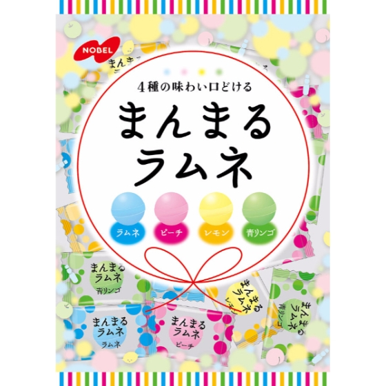 ノーベル まんまるラムネ 80g