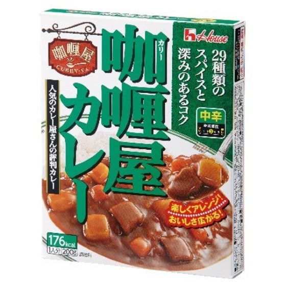 ハウス  カリー屋カレー 中辛 200g