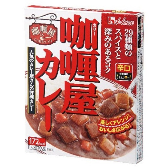 ハウス  カリー屋カレー 辛口 200g