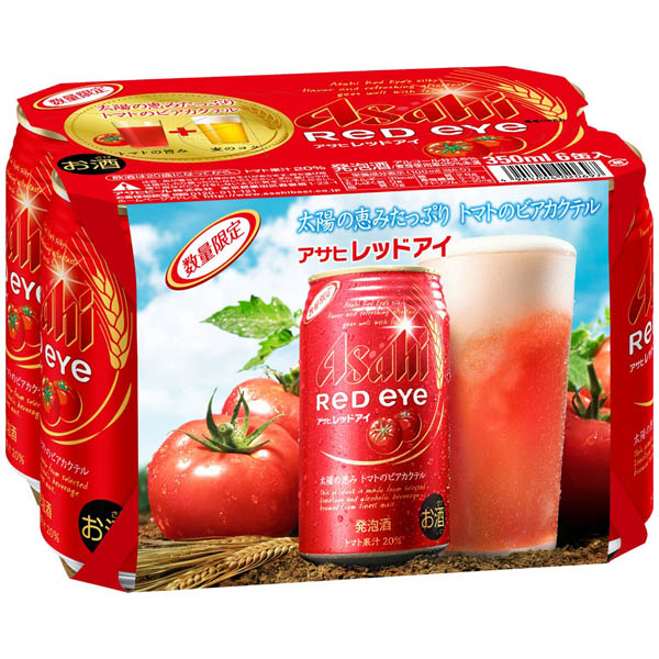 アサヒ　レッドアイ　350x6缶