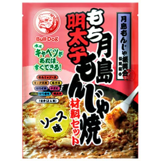 ブルドック　月島もち明太もんじゃソース味　110g