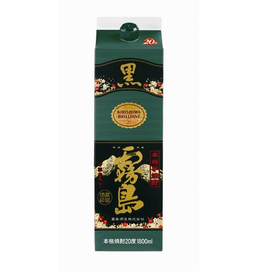 乙　20°黒霧島　チューパック　1800ml