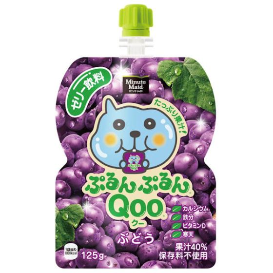 コカ・コーラ ぷるんぷるんQooぶどう味 125g