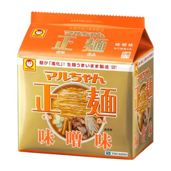 マルちゃん　正麺味噌味5食　5食パック