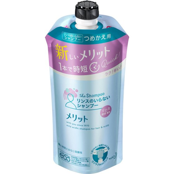 花王 メリット リンスのいらないシャンプー つめかえ用 340ml