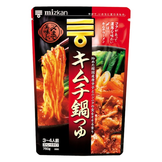 ミツカン 〆まで美味しい キムチ鍋つゆ ストレート 750g