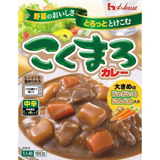 ハウス食品レトルトこくまろカレー中辛180g