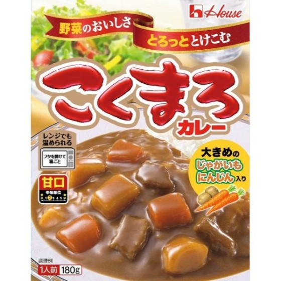ハウス食品レトルトこくまろカレー甘口180g