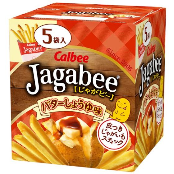 カルビー Jagabee バターしょうゆ味 80g