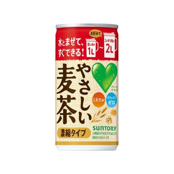 サントリーフーズ GREENDAKARAやさしい麦茶濃縮タイプ 180g
