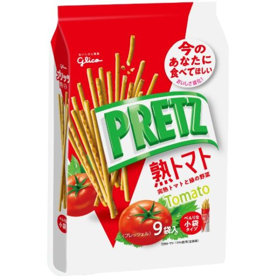 グリコ　プリッツ熟トマト9袋入り