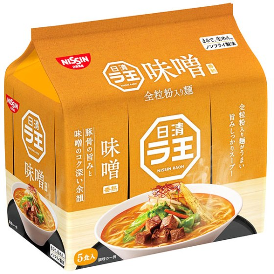日清食品 ラ王 味噌  5食パック