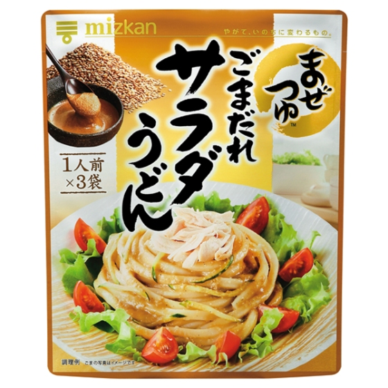 ミツカン まぜつゆ ごまだれサラダうどん 29g×3個入