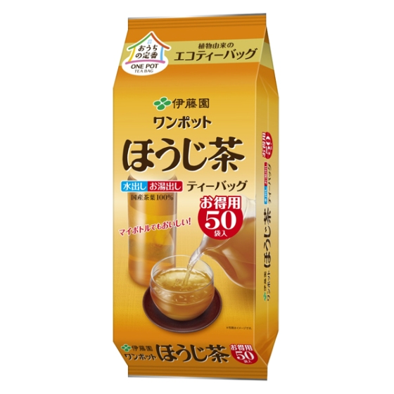 ワンポットほうじ茶 エコティーバッグ お得用 50袋