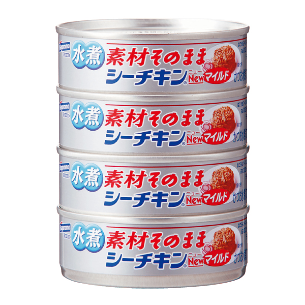 はごろもフーズ 素材そのままシーチキンNEWマイルド 70g×4缶入