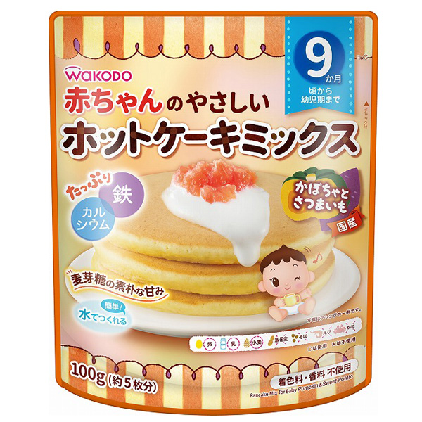 【9ヶ月頃～】和光堂 ホットケーキ かぼちゃとさつまいも 100g