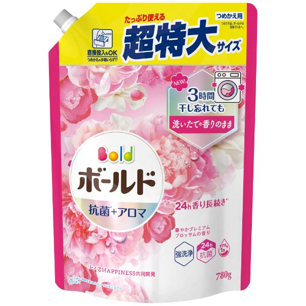 P＆G ボールドジェル 華やかプレミアムブロッサムの香り つめかえ用 超特大サイズ 780g