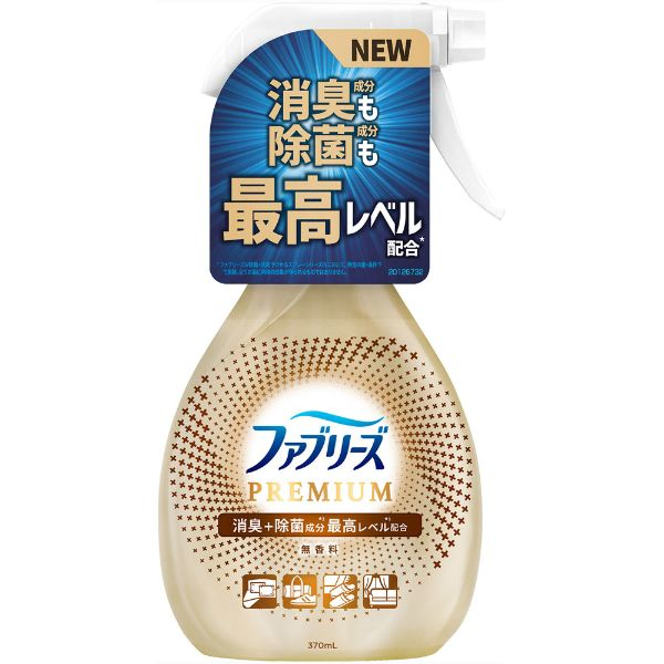 P＆G ファブリーズ W除菌＋消臭 プレミアム 無香料 本体 370ml