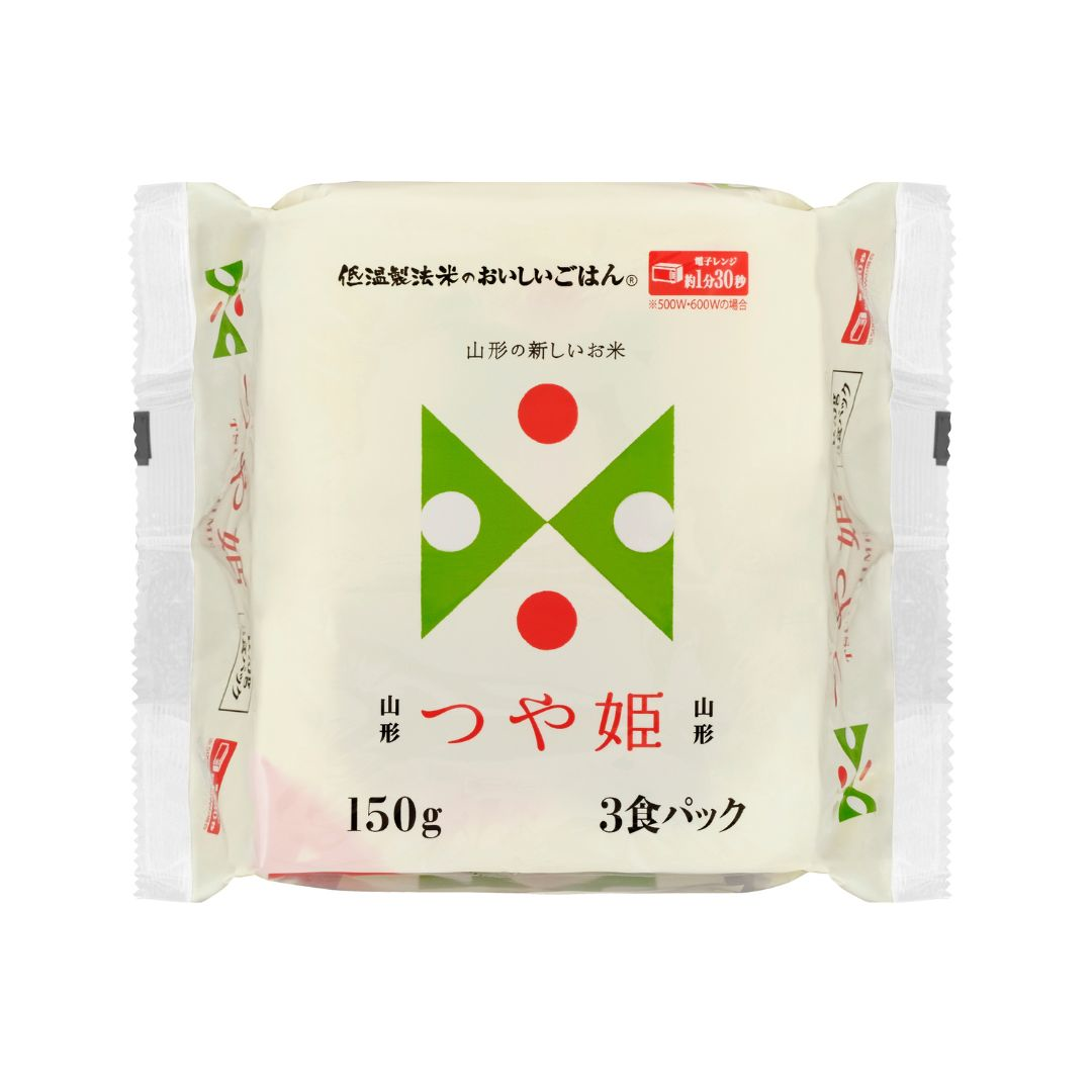 アイリスフーズ 低温製法米のおいしいごはん® パックごはん つや姫 150g 【3食】