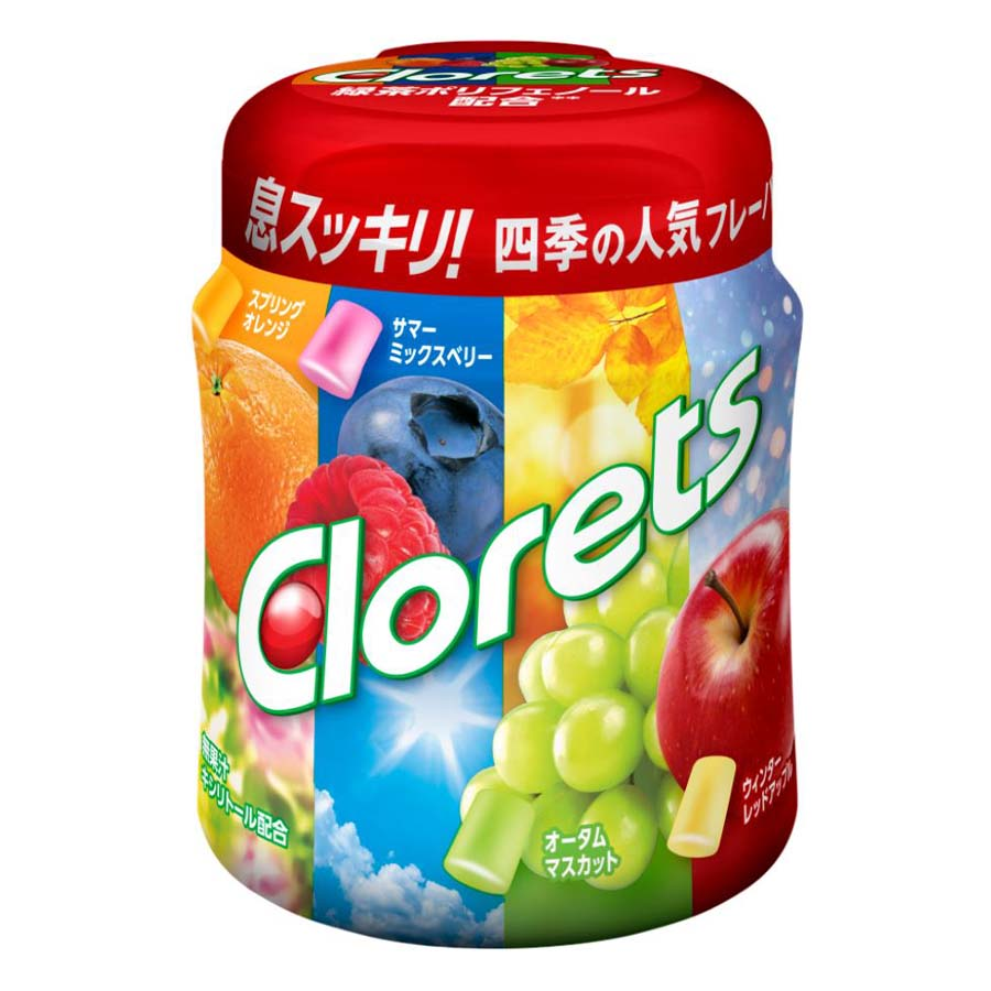 Ｃｌｏｒｅｔｓ　シーズンアソートボトル　１４０ｇ