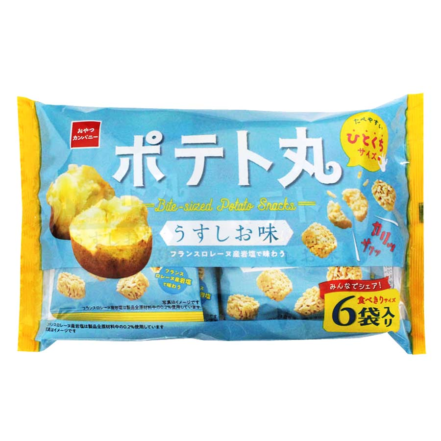 おやつ　ポテト丸　うすしお味　６袋　１０８ｇ