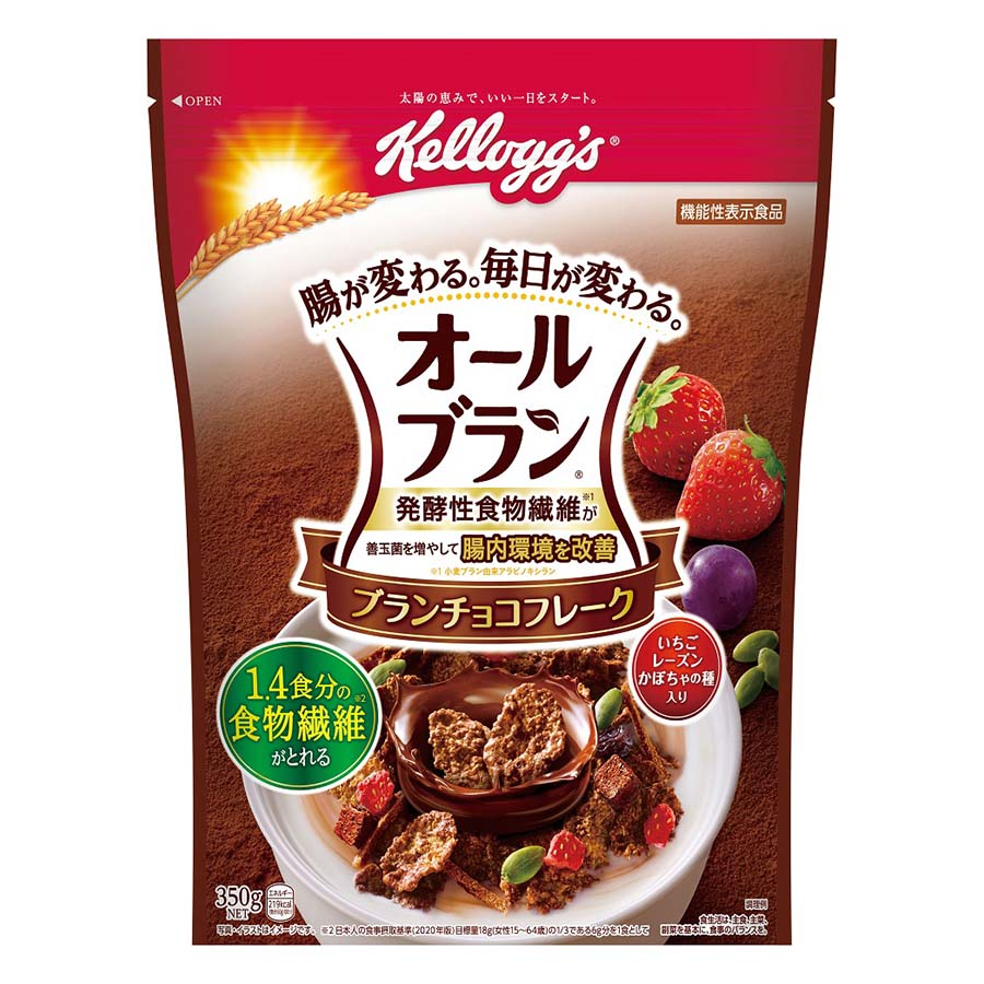 ケロッグ　オールブランブランチョコフレーク　３５０ｇ