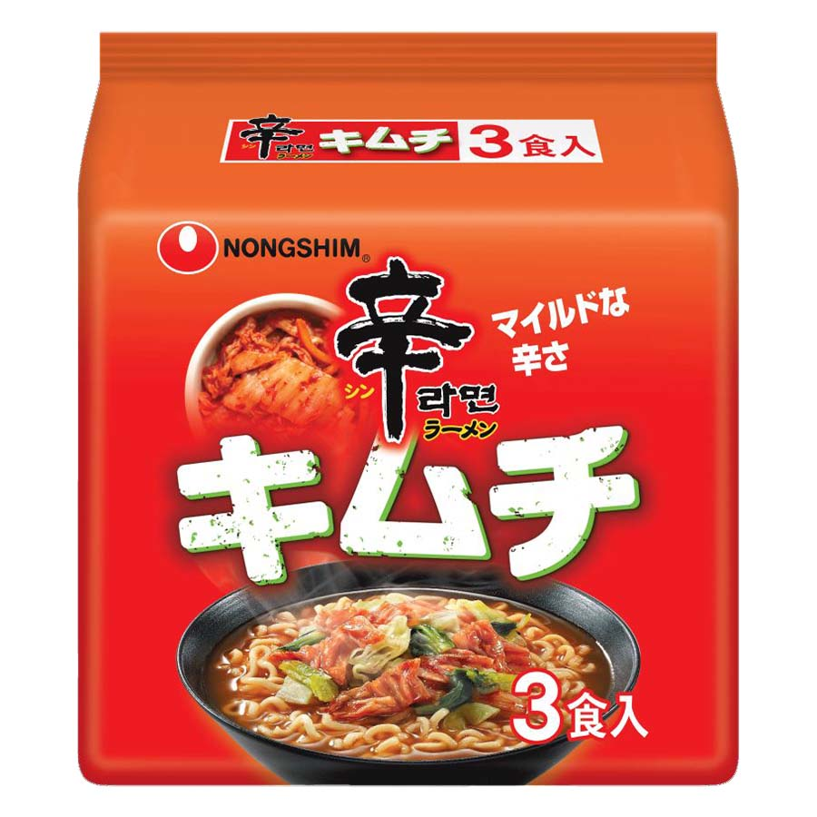 農心　辛ラーメンキムチ　１２０ｇ×３食入