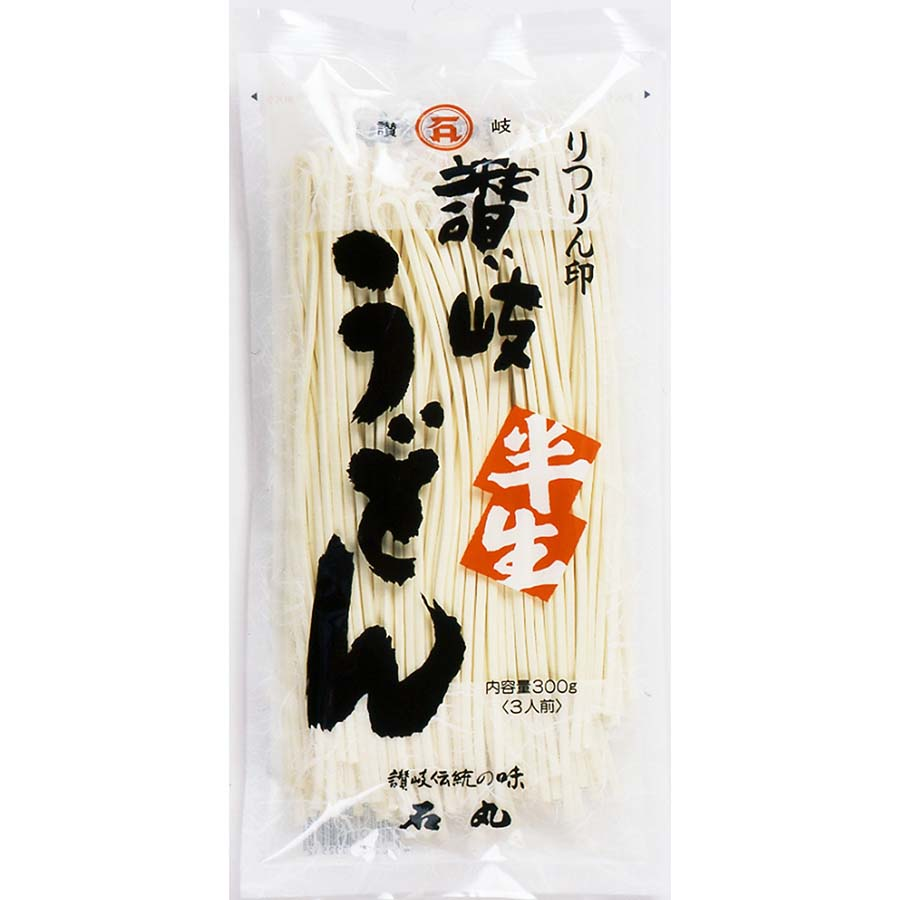 石丸製麺　りつりん印讃岐うどん　半生　３００ｇ