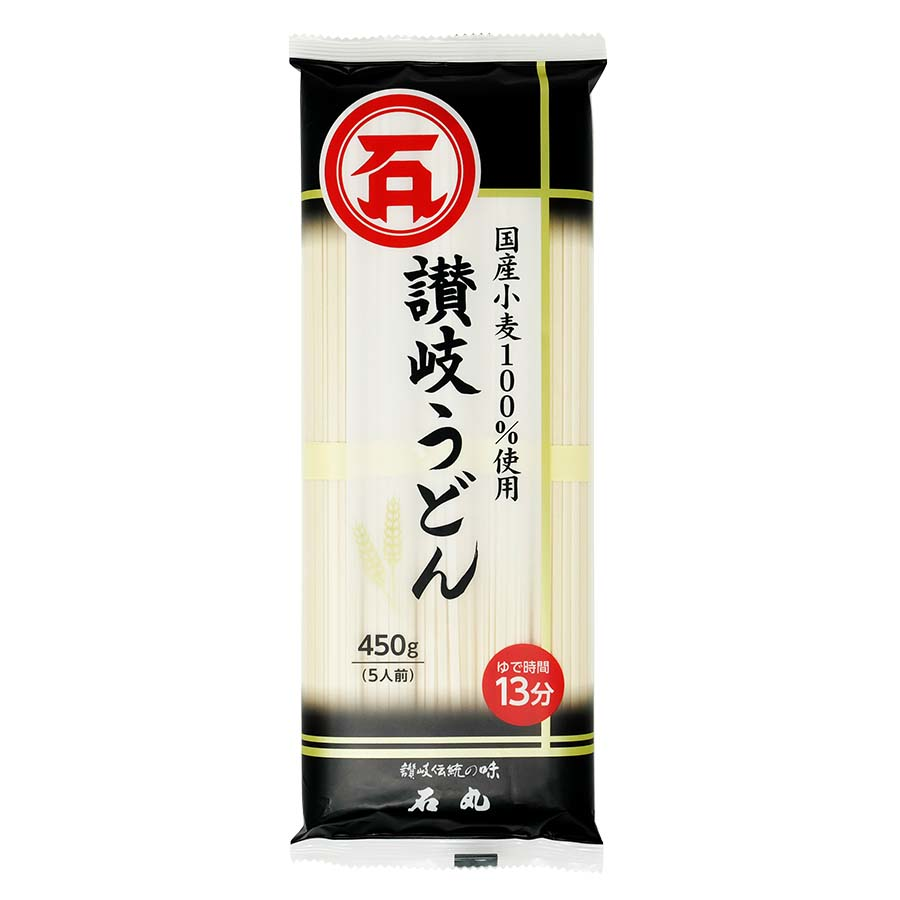 石丸製麺　国産小麦１００％使用　讃岐うどん　４５０ｇ