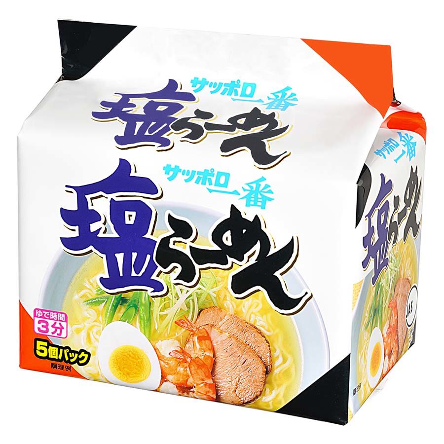 サッポロ一番　塩らーめん　１００ｇ×５食パック