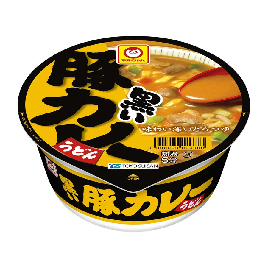 マルちゃん　黒い豚カレーうどん　８７ｇ