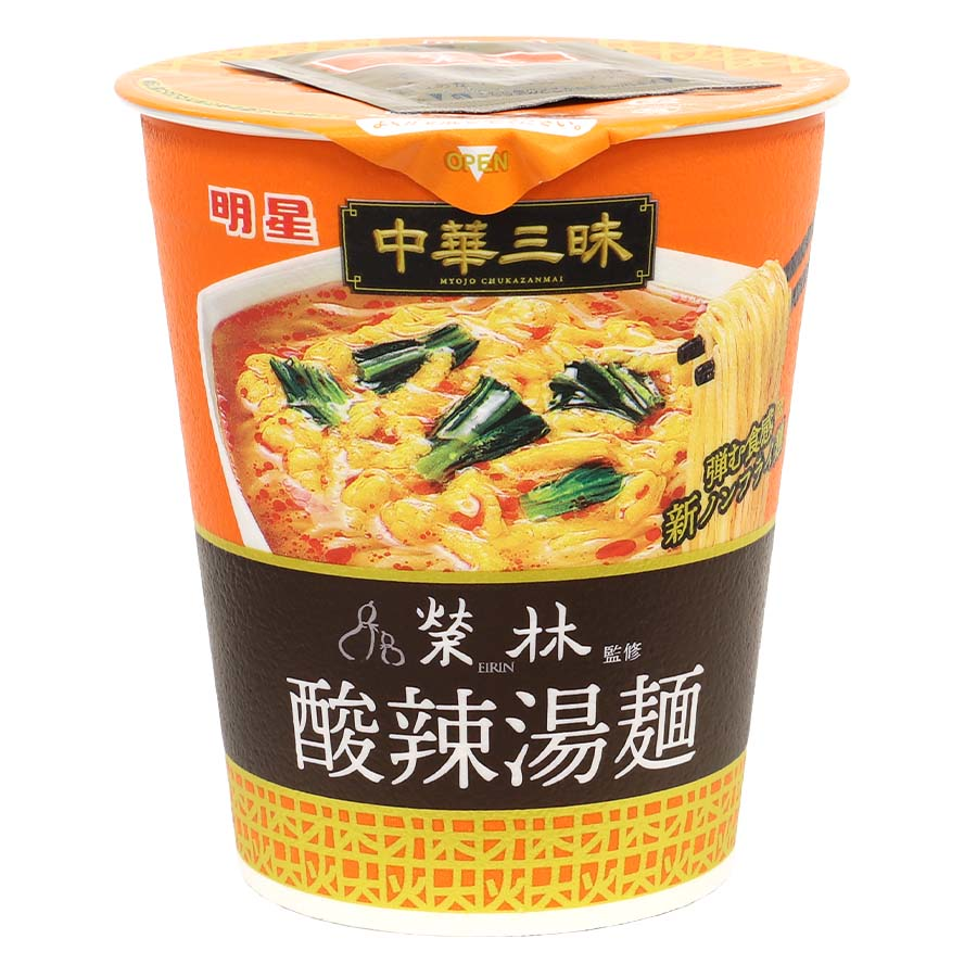 明星　中華三昧　榮林　酸辣湯麺　６４ｇ