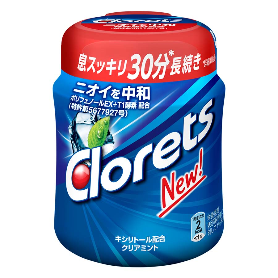 Ｃｌｏｒｅｔｓ　クリアミントボトル　１４０ｇ