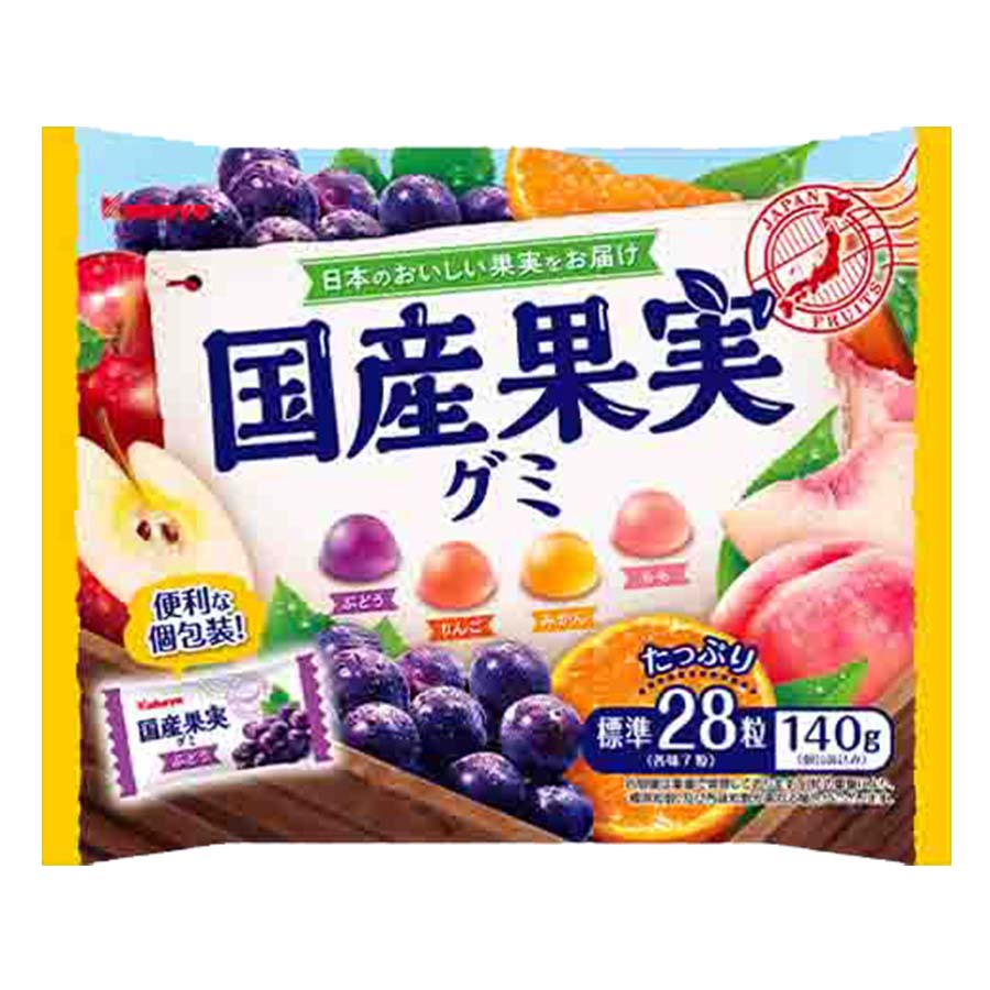 カバヤ　国産果実グミ　１４０ｇ