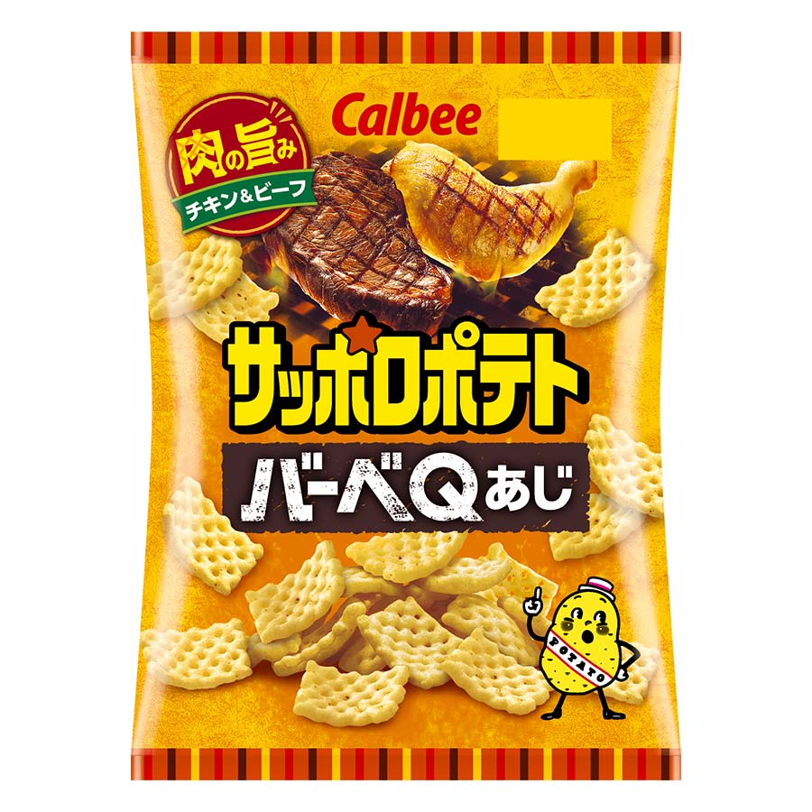 カルビー　サッポロポテト　バーベＱあじ　７２ｇ