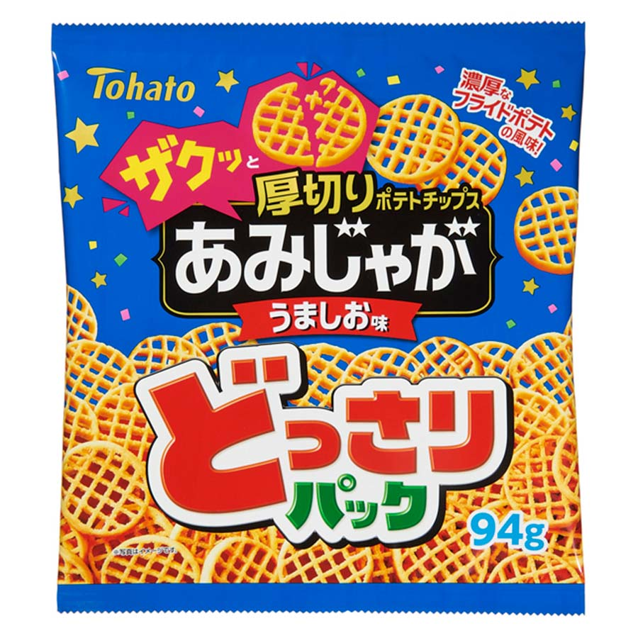 東ハト　どっさりパックあみじゃがうましお味　９４ｇ