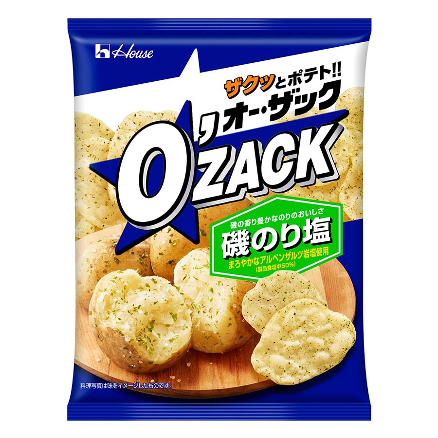 ハウス　オー・ザック　磯のり塩　５５ｇ