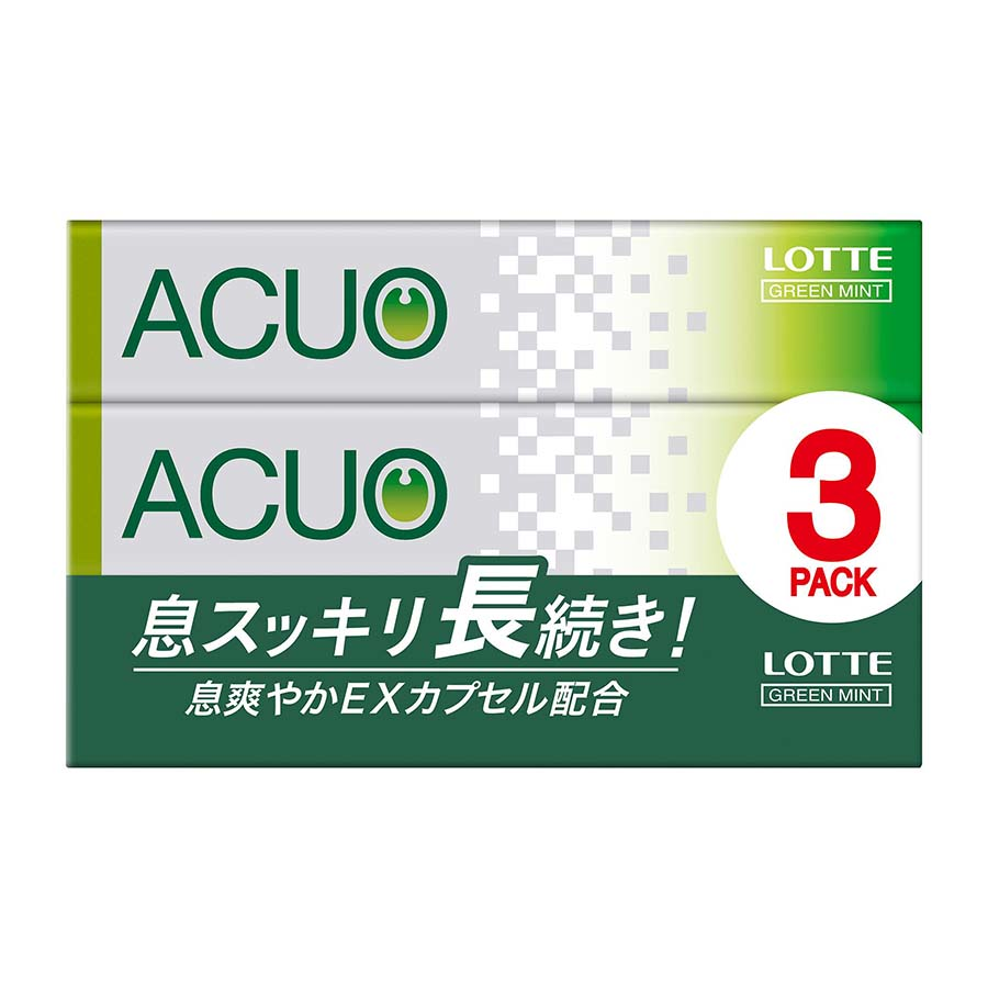 ロッテ　ＡＣＵＯ　グリーンミント　１４粒×３個