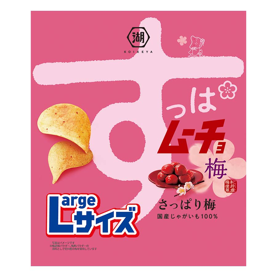 湖池屋　Ｌサイズ　すっぱムーチョ　さっぱり梅　１１８ｇ