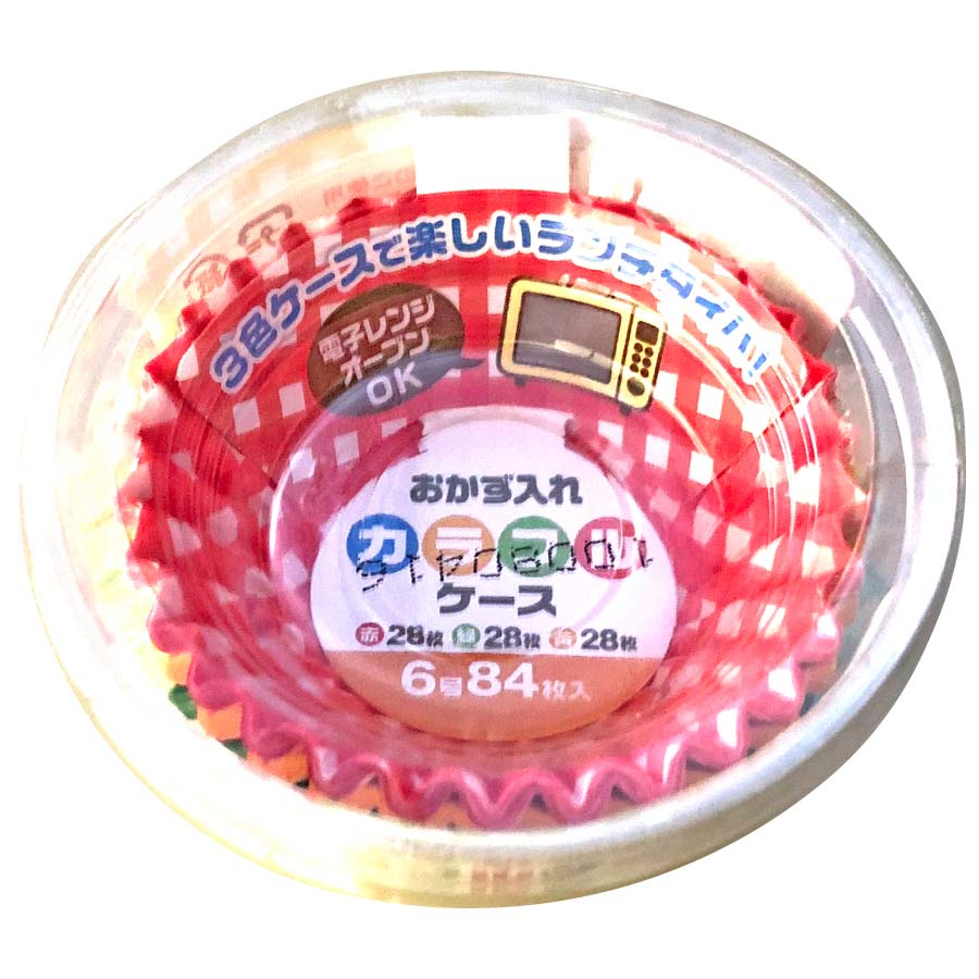 ＭＡＰ　おかず入れカラフルケース　６号　８４枚入り