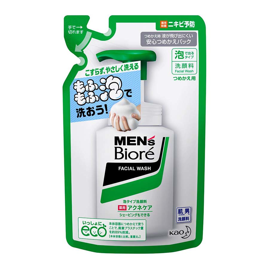 花王ＭＥＮＳ　Ｂｉｏｒｅ　泡タイプ薬用アクネケア洗顔つめかえ